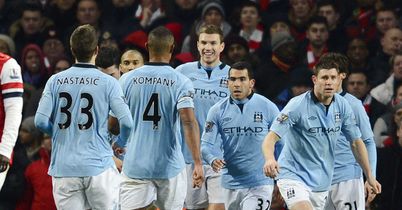 Manchester City: Celebrate Edin Dzeko's goal at Arsenal